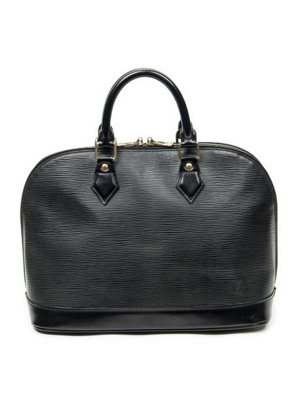 Louis Vuitton Alma Black Epi Handbag